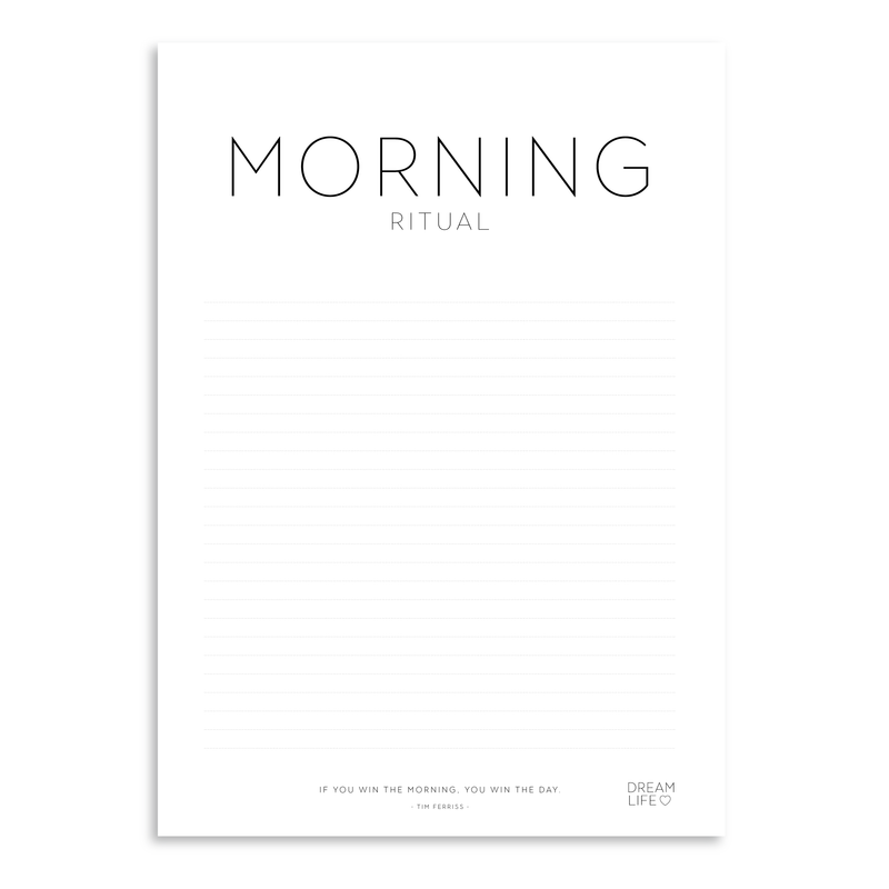 MORNING & EVENING RITUALS Downloadable PDF