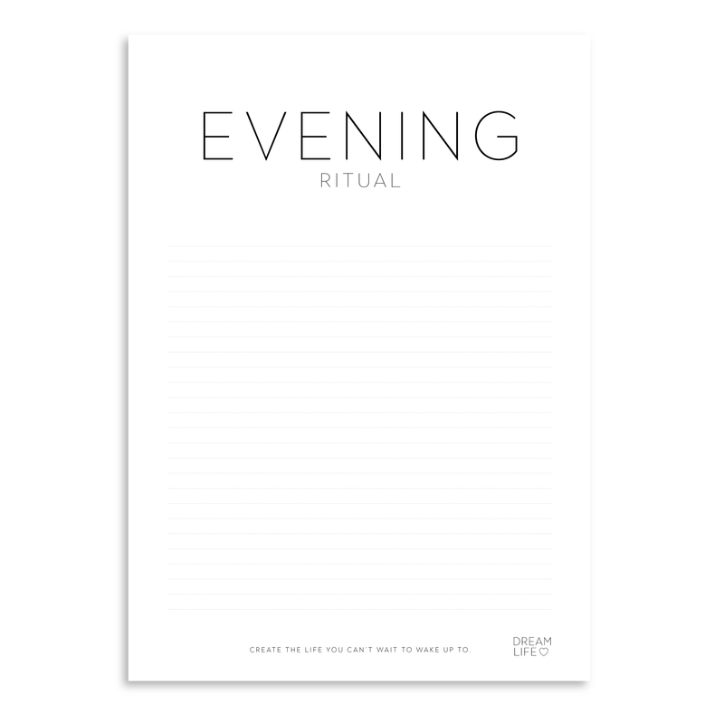 MORNING & EVENING RITUALS Downloadable PDF