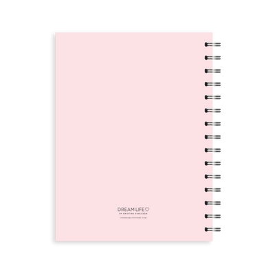 A5 Spiral Journal - Plan Your Year - Pale Pink