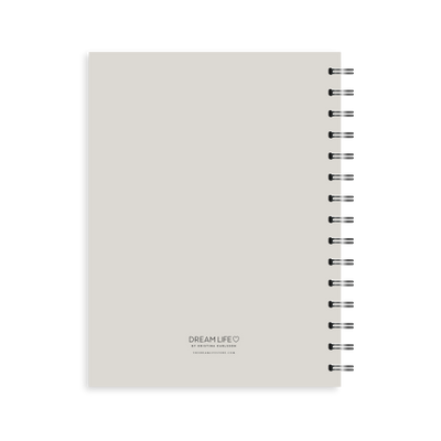 A5 Spiral Journal - Self-care - Grey