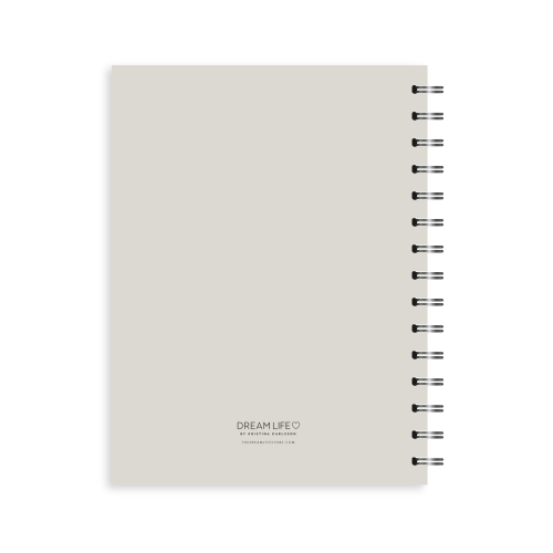 A5 Spiral Journal - Self-care - Grey