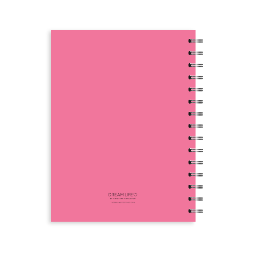 A5 Spiral Journal - Self-care - Hot Pink