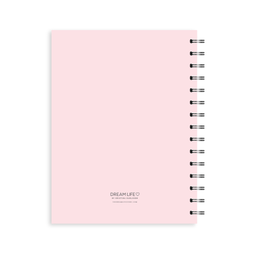 A5 Spiral Journal - Self-care - Pink