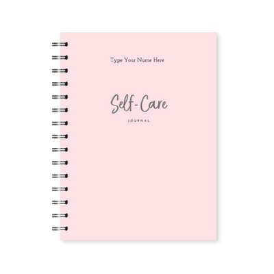 A5 Spiral Journal - Self-care - Pink