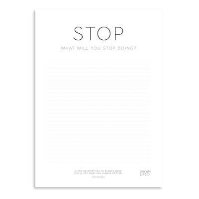 STOP, START, CONTINUE Downloadable PDF