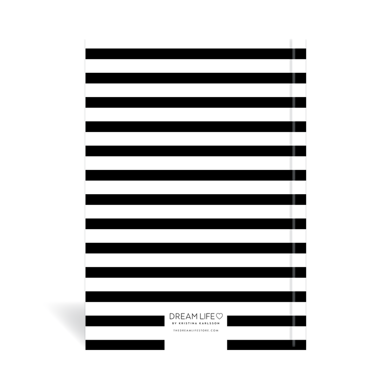 A5 Journal - Stripe - Black