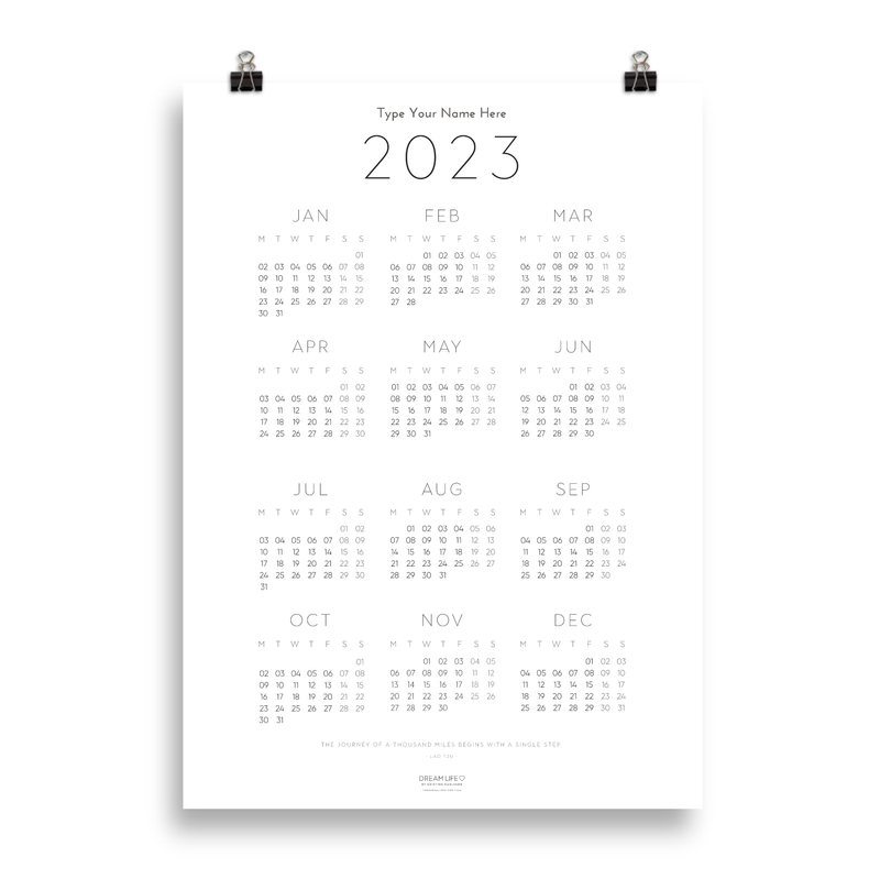 2023 Dated Poster - 60 x 90cm