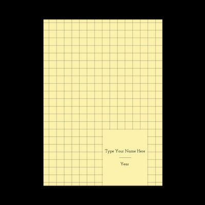 A5 Planner Undated - Yellow
