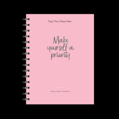 A5 Spiral Journal - Essentially You - Hot Pink