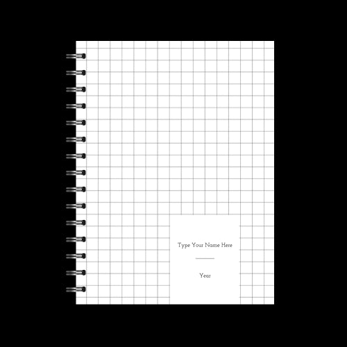 A5 Spiral Planner Undated - White
