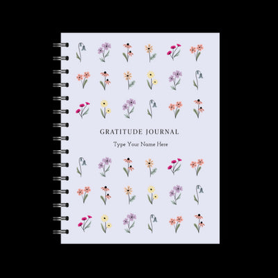 A5 Spiral Journal - Gratitude - Äng - Purple