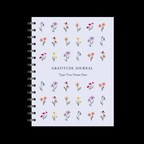 A5 Spiral Journal - Gratitude - Äng - Purple