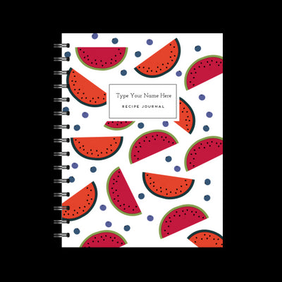 A5 Spiral Recipe Journal - Watermelon