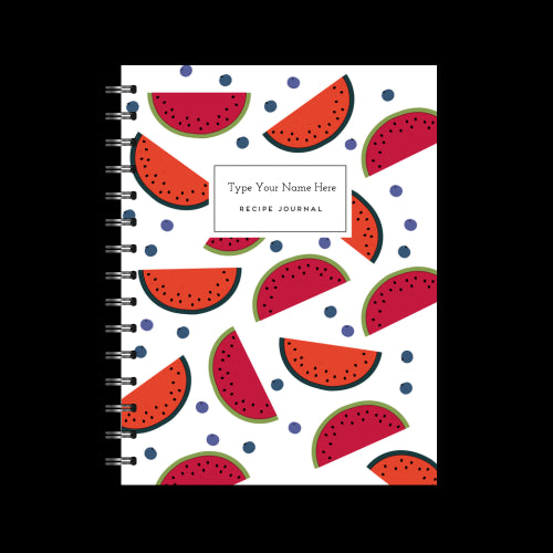 A5 Spiral Recipe Journal - Watermelon