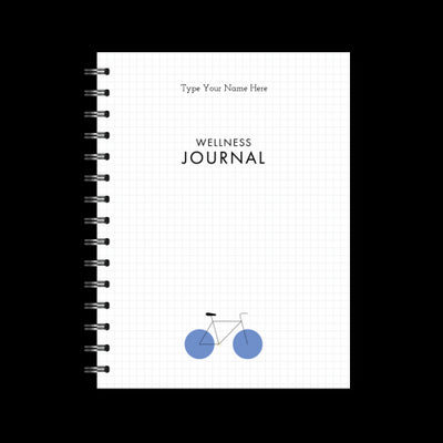 A5 Spiral Wellness Journal - Bike