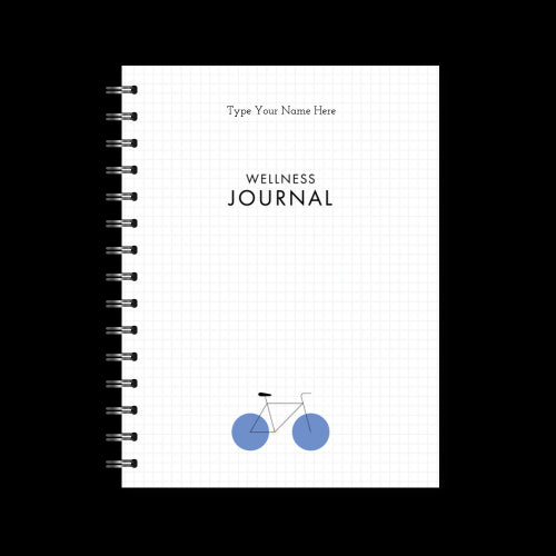 A5 Spiral Wellness Journal - Bike