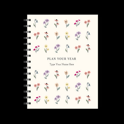 A5 Spiral - Plan Your Year Journal - Äng