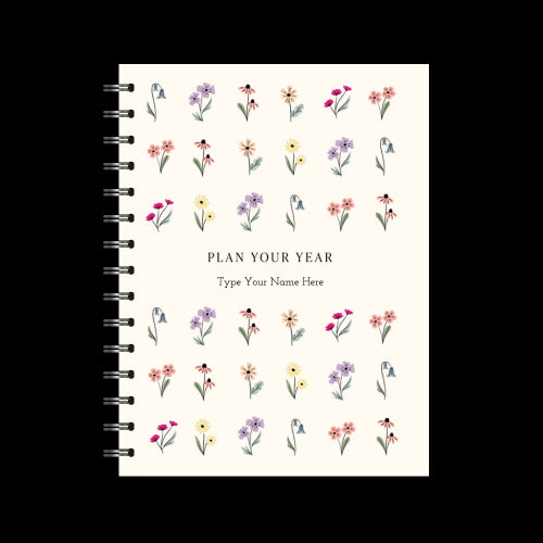 A5 Spiral - Plan Your Year Journal - Äng