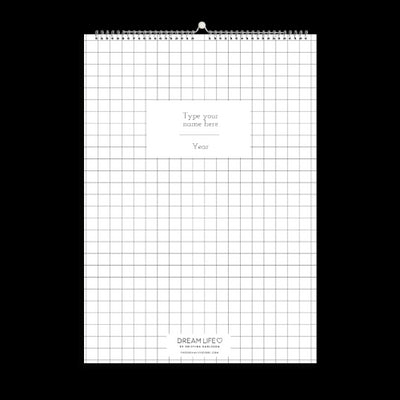 A3 Family Calendar - White