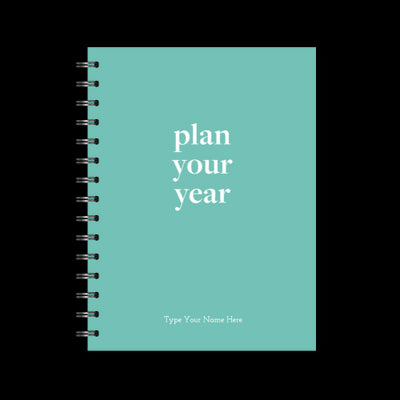 A5 Spiral - Plan Your Year Journal - Mint