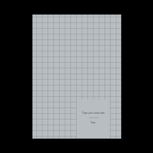 A5 Planner Undated - Grey