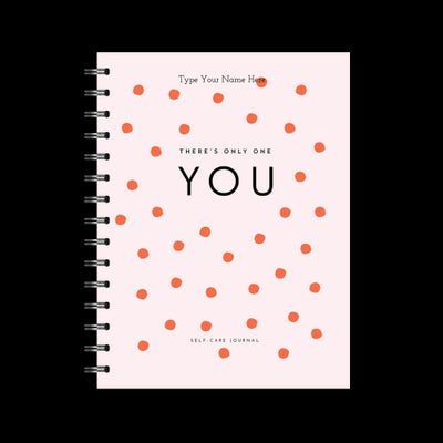 A5 Spiral Journal - Self-care - Dots - Pink