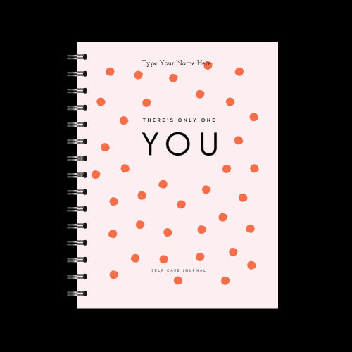 A5 Spiral Journal - Self-care - Dots - Pink