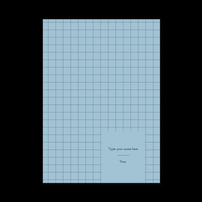 A5 Planner Undated - Blue