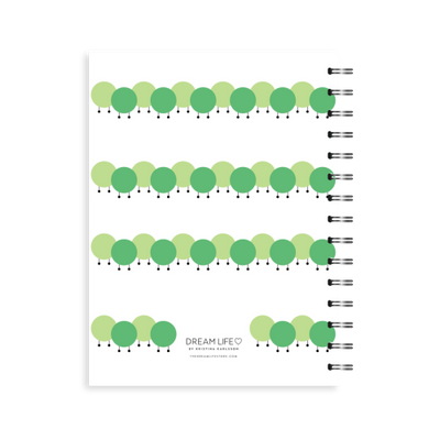 A5 Spiral Journal - My Friends - Caterpillar