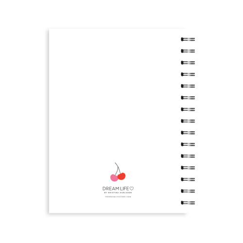 A5 Spiral Journal - My Friends - Cherry