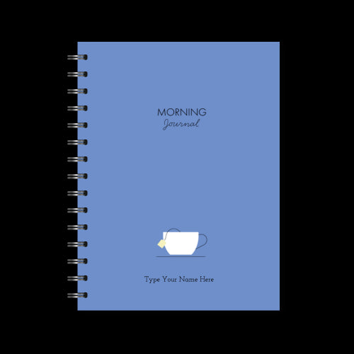 A5 Spiral Journal - Morning Ritual - Blue