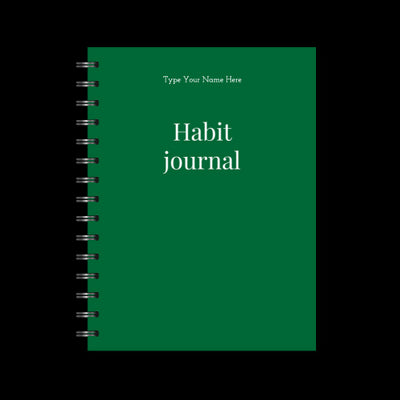 A5 Spiral Journal - Habit - Forest