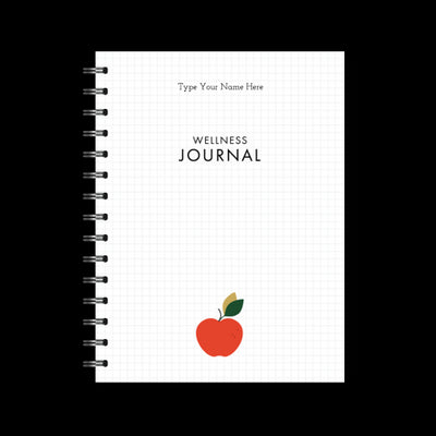 A5 Spiral Wellness Journal - Apple