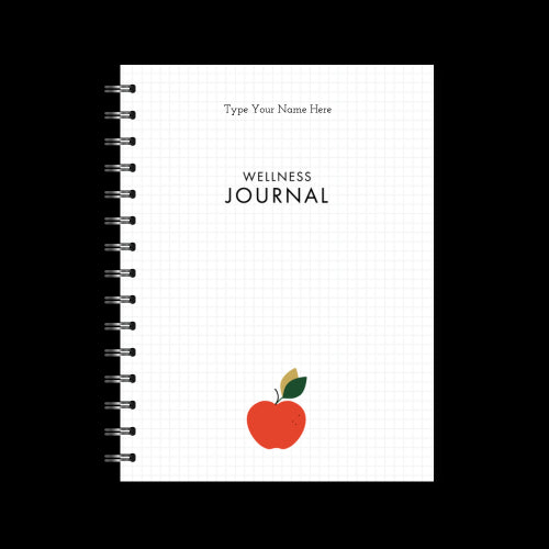 A5 Spiral Wellness Journal - Apple