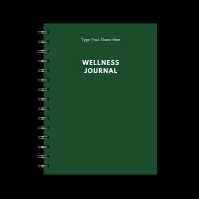 A5 Spiral Wellness Journal - Green