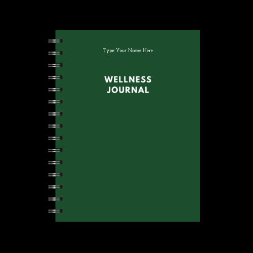 A5 Spiral Wellness Journal - Green