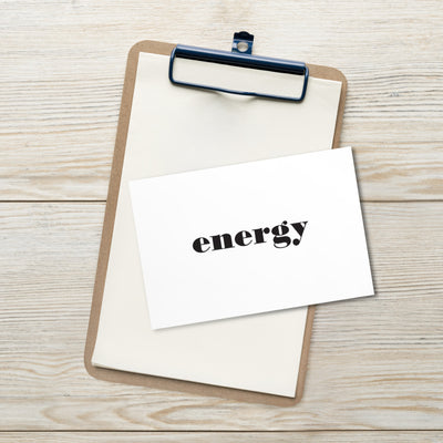 ENERGY Art Card