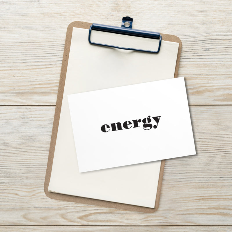 ENERGY Art Card