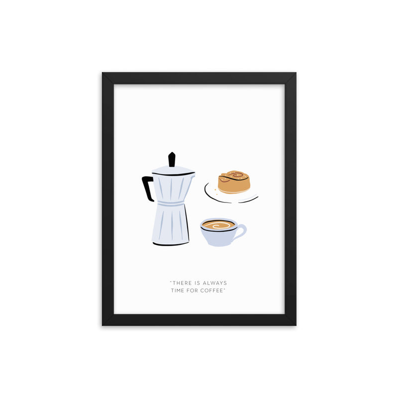 COFFEE TIME Framed