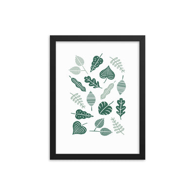 GREEN LEAVES Framed