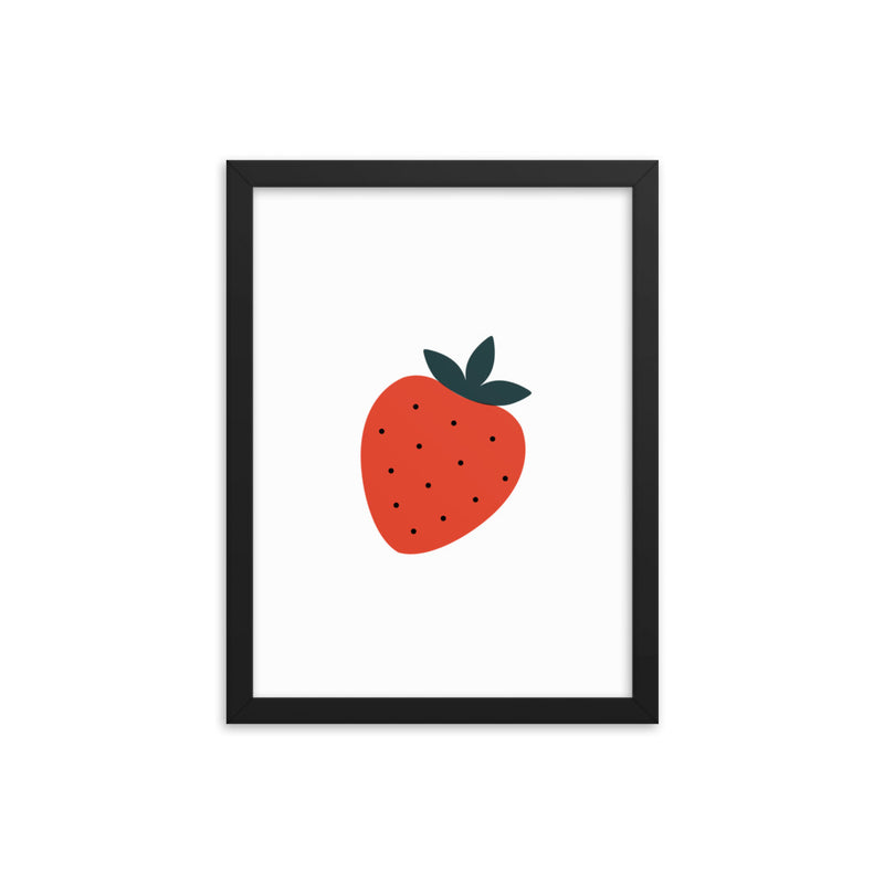 Strawberry  Framed