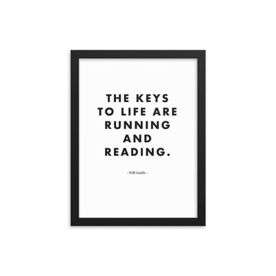 KEYS TO LIFE Framed