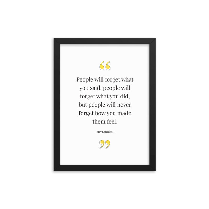 PEOPLE WILL Framed