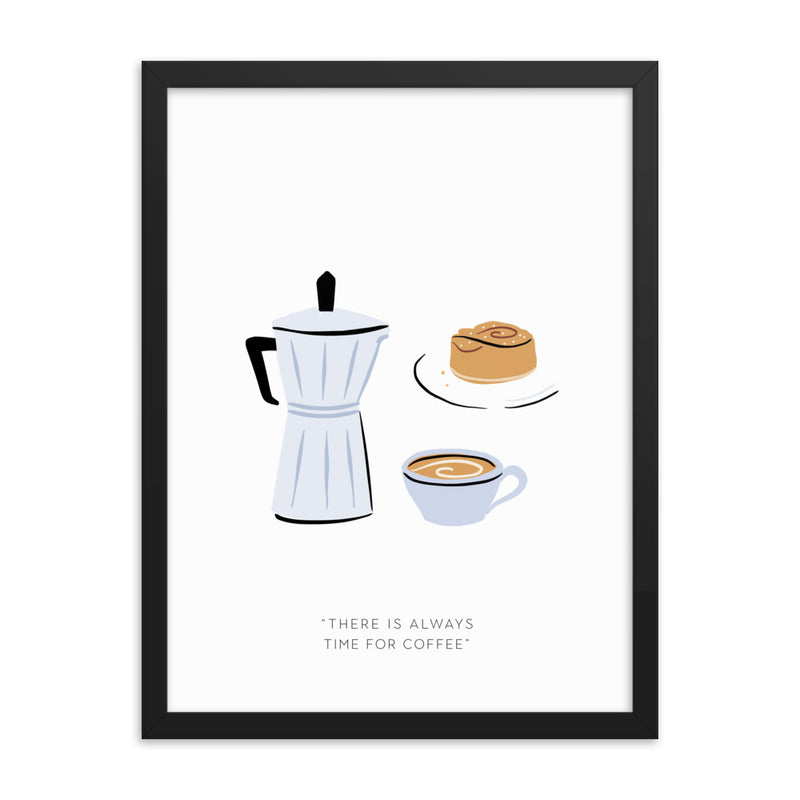 COFFEE TIME Framed
