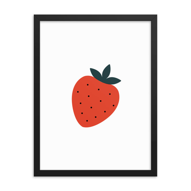 Strawberry  Framed