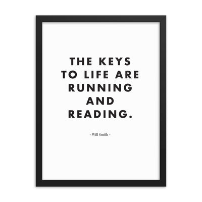 KEYS TO LIFE Framed