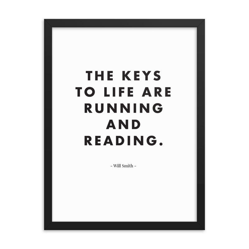 KEYS TO LIFE Framed