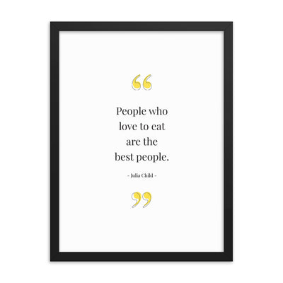 BEST PEOPLE Framed