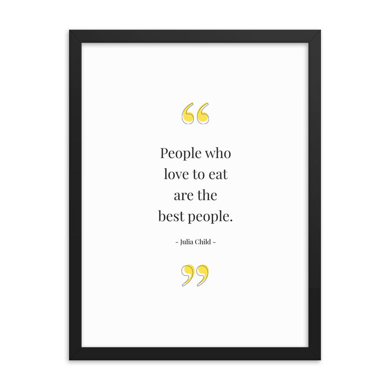 BEST PEOPLE Framed