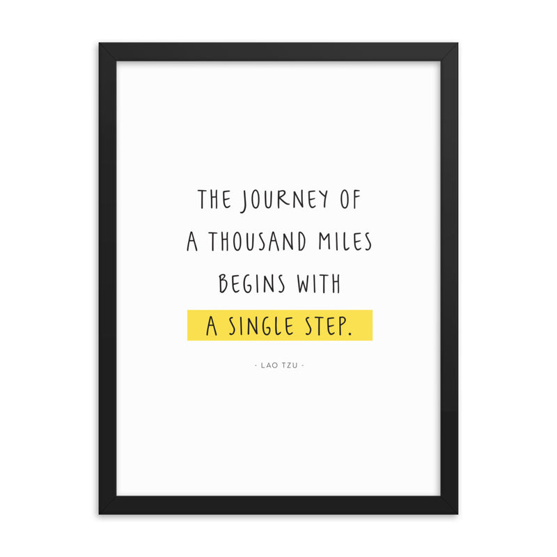 THE JOURNEY Framed